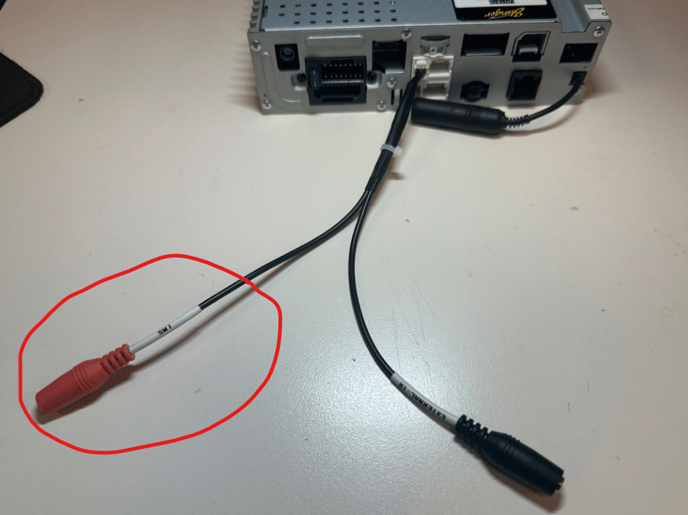 two ways you see the 3.5mm connections being made with aftermarket radios.